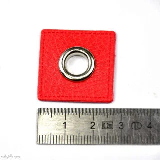 Œillet carré simili cuir gun – 8 mm – Lot de 2 Tissus et mercerie créative – Nos sélections sans marque - 37