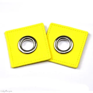 Œillet carré simili cuir gun – 8 mm – Lot de 2 Tissus et mercerie créative – Nos sélections sans marque - 25