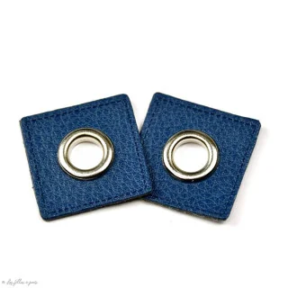 Œillet carré simili cuir gun – 8 mm – Lot de 2 Tissus et mercerie créative – Nos sélections sans marque - 31