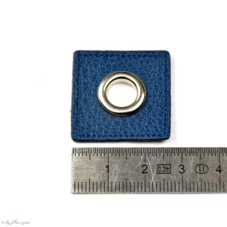 Œillet carré simili cuir gun – 8 mm – Lot de 2 Tissus et mercerie créative – Nos sélections sans marque - 48