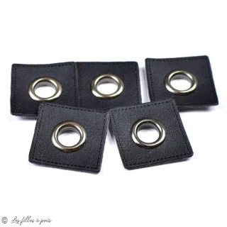 Oeillet simili cuir de couture carré - Gun - Lot de 2 - 8mm Tissus et mercerie créative – Nos sélections sans marque - 7
