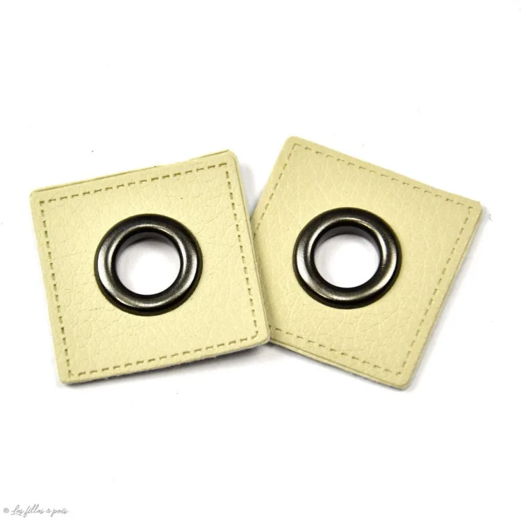 Oeillet simili cuir de couture carré - Gun - Lot de 2 - 8mm Tissus et mercerie créative – Nos sélections sans marque - 19
