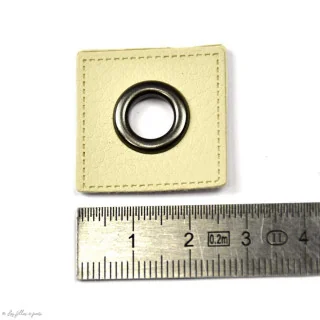 Oeillet simili cuir de couture carré - Gun - Lot de 2 - 8mm Tissus et mercerie créative – Nos sélections sans marque - 35