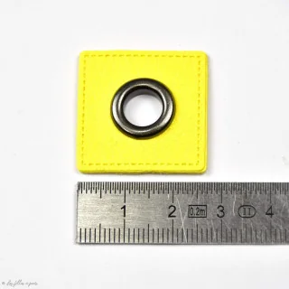 Oeillet simili cuir de couture carré - Gun - Lot de 2 - 8mm Tissus et mercerie créative – Nos sélections sans marque - 40