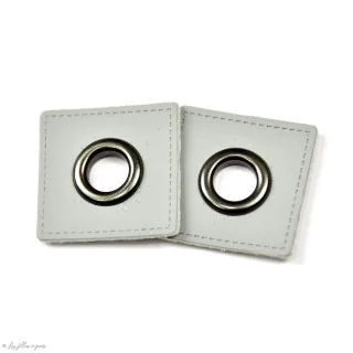 Oeillet simili cuir de couture carré - Gun - Lot de 2 - 8mm Tissus et mercerie créative – Nos sélections sans marque - 27
