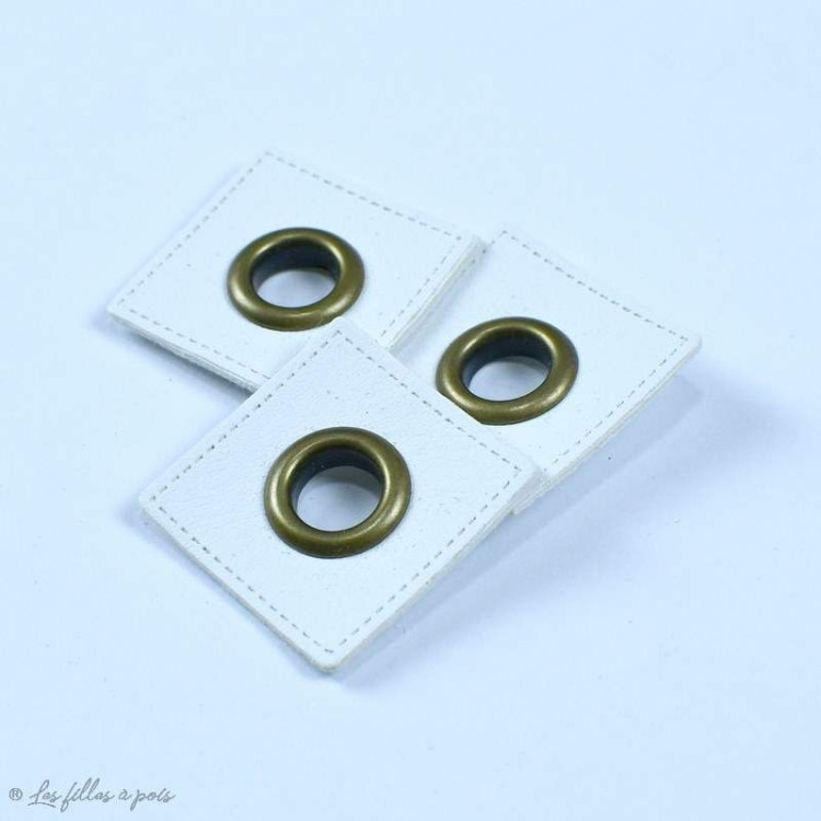 Oeillet simili cuir de couture carré - Bronze - Lot de 2 - 8mm Autres marques - Tissus et mercerie - 9 Oeillet simili cuir de couture carré - Bronze - Lot de 2 - 8mm Autres marques - Tissus et mercerie - 9