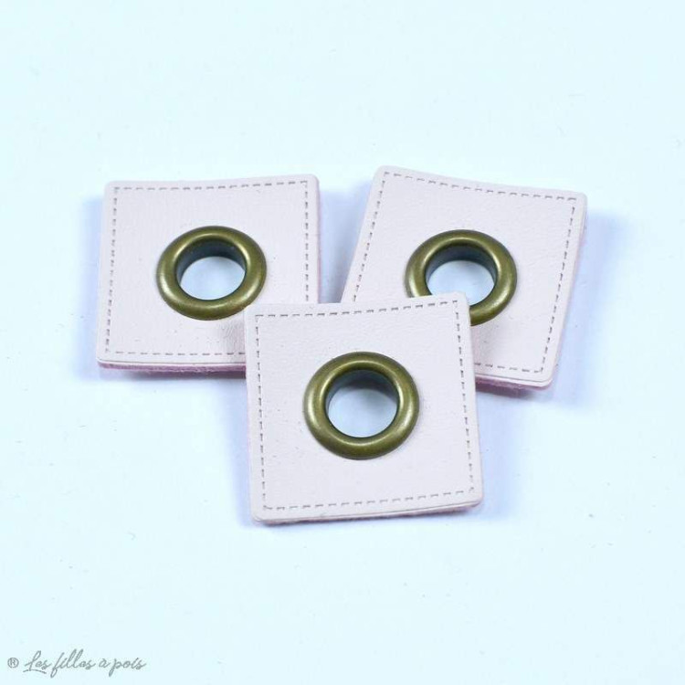 Oeillet simili cuir de couture carré - Bronze - Lot de 2 - 8mm Autres marques - Tissus et mercerie - 14 Oeillet simili cuir de couture carré - Bronze - Lot de 2 - 8mm Autres marques - Tissus et mercerie - 14