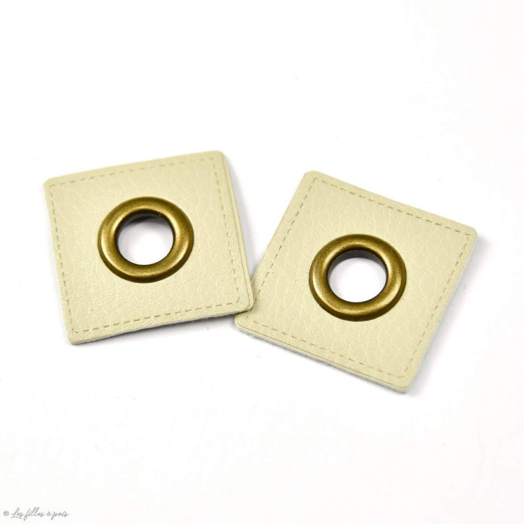 Oeillet simili cuir de couture carré - Bronze - Lot de 2 - 8mm Autres marques - Tissus et mercerie - 17 Oeillet simili cuir de couture carré - Bronze - Lot de 2 - 8mm Autres marques - Tissus et mercerie - 17