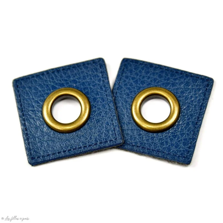 Œillet carré simili cuir bronze – 8 mm – Lot de 2 Tissus et mercerie créative – Nos sélections sans marque - 29