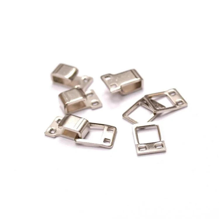 Agrafes et barrettes métal à coudre – Lot de 4 sets (8 pièces) - 1