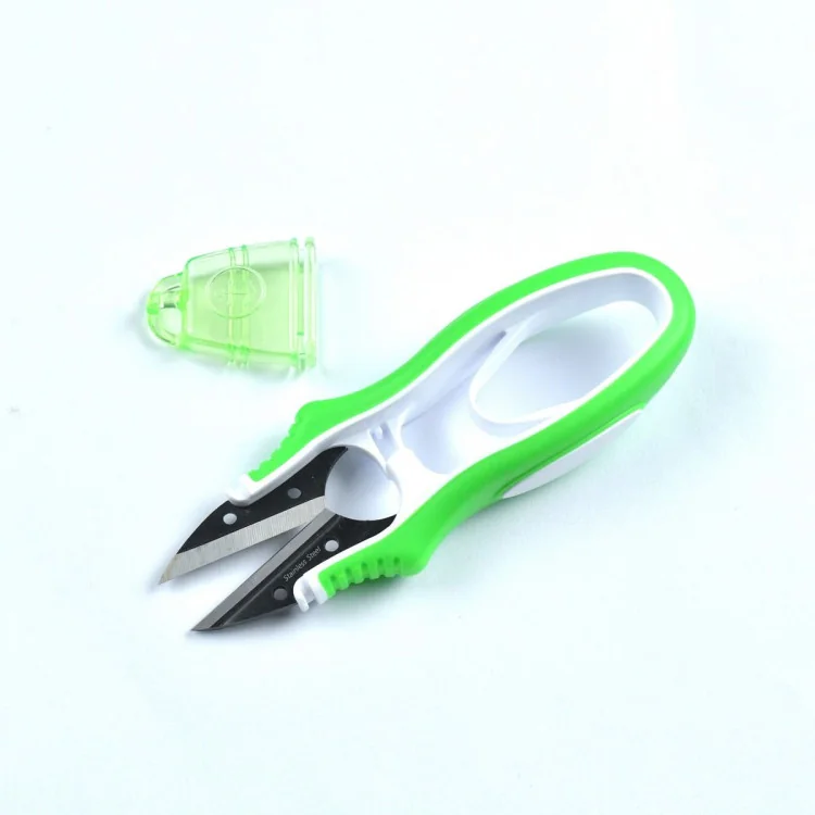 Coupe-fil ergonomique premium – 12 cm – Avec capuchon et lame affûtée Tissus et mercerie créative – Nos sélections sans marque -