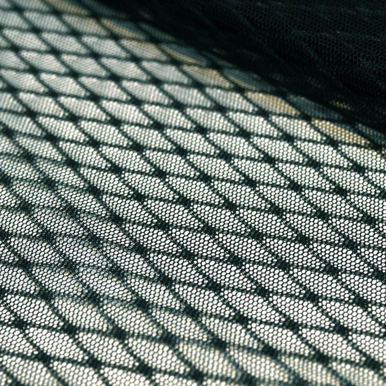Tule macio com textura jacquard - Preto - Oekotex Autres marques - Tissus et mercerie - 1 Tule macio com textura jacquard - Preto - Oekotex Autres marques - Tissus et mercerie - 1