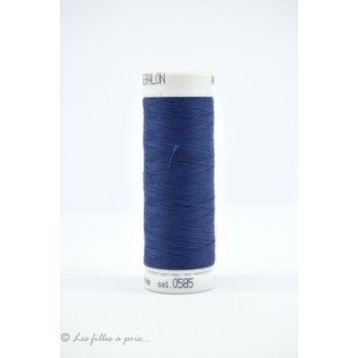 0585 - Fil à coudre Mettler Seralon 200m - coloris bleu METTLER ® - 1