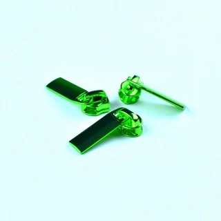 Fermeture éclair au mètre noire – Maille vert métallisé – Avec 3 curseurs assortis Tissus et mercerie créative – Nos sélections 