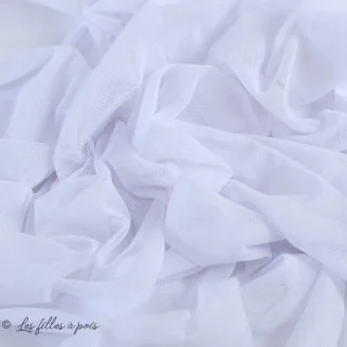 Coupon de tulle souple - Blanc - 270cm Tissus et mercerie créative – Nos sélections sans marque - 45