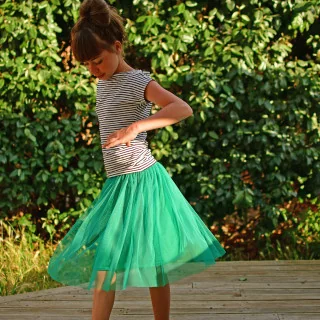 Coupon de tulle souple - Blanc - 270cm Tissus et mercerie créative – Nos sélections sans marque - 144