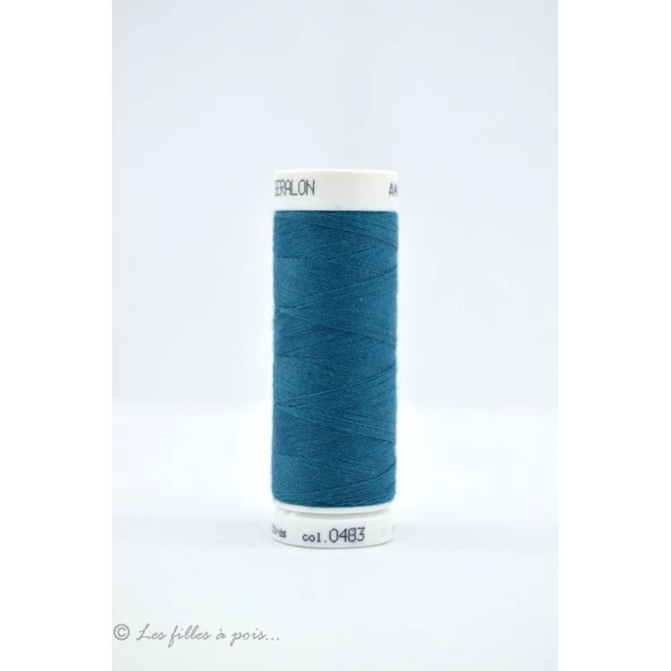 Mettler Linha de costura Seralon 200m - Azul - 0483 Mettler : fils à coudre, broder et surjeter de qualité - 1 Mettler Linha de costura Seralon 200m - Azul - 0483 Mettler : fils à coudre, broder et surjeter de qualité - 1