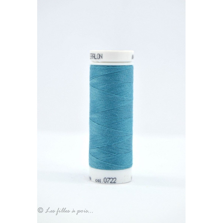 Fil à coudre Mettler ® Seralon 200m - Bleu - 0722 METTLER ® - Fils à coudre et à broder - 1 Fil à coudre Mettler ® Seralon 200m - Bleu - 0722 METTLER ® - Fils à coudre et à broder - 1