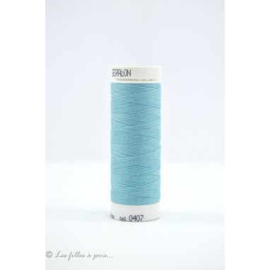 0407 - Fil à coudre Mettler Seralon 200m - coloris bleu METTLER ® - 1