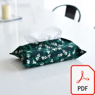 Patron de couture - PDF gratuit de housse de boite à mouchoirs Tutoriels et Patrons de couture - Les Filles à Pois - 2