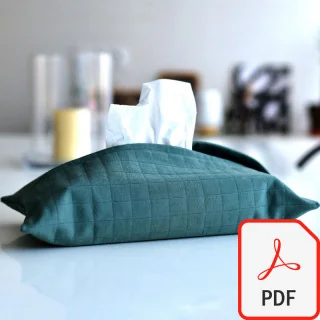 Patron de couture - PDF gratuit de housse de boite à mouchoirs Tutoriels et Patrons de couture - Les Filles à Pois - 4