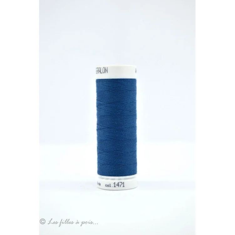 Mettler Linha de costura Seralon 200m - Azul - 1471 Mettler : fils à coudre, broder et surjeter de qualité - 1 Mettler Linha de costura Seralon 200m - Azul - 1471 Mettler : fils à coudre, broder et surjeter de qualité - 1