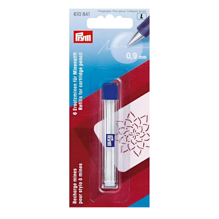 Recharge de mines blanches pour stylo à mines – Prym – 610841 Prym : mercerie couture et accessoires de qualité - 1