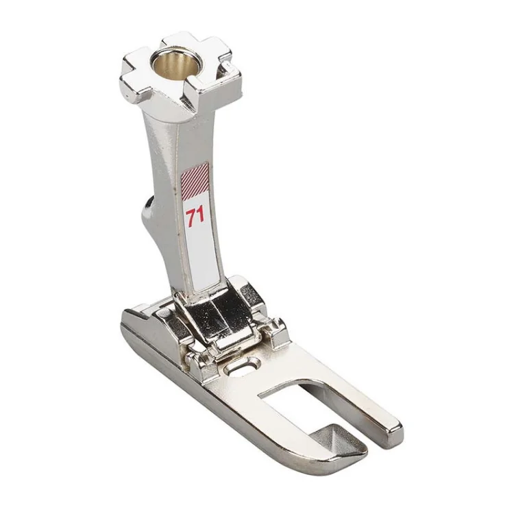 Pied presseur BERNINA n°71 pied réducteur pour couture rabattue large de 6 mm BERNINA : machines à coudre, à broder et à surjete