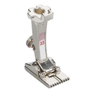 Pied presseur BERNINA n°33 pour nervures décoratives extra fines (9 rainures) BERNINA : machines à coudre, à broder et à surjete