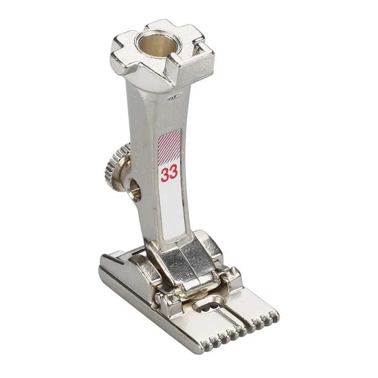 Pied presseur BERNINA n°33 pour nervures décoratives extra fines (9 rainures) BERNINA : machines à coudre, à broder et à surjete