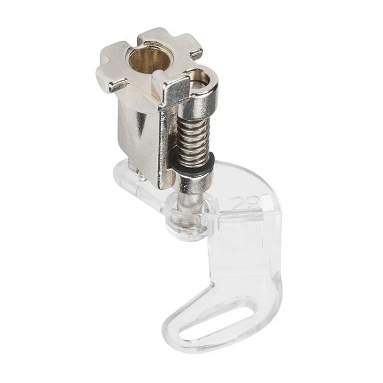 Pied presseur BERNINA n°29 pour quilt libre avec semelle transparente BERNINA : machines à coudre, à broder et à surjeter - 1