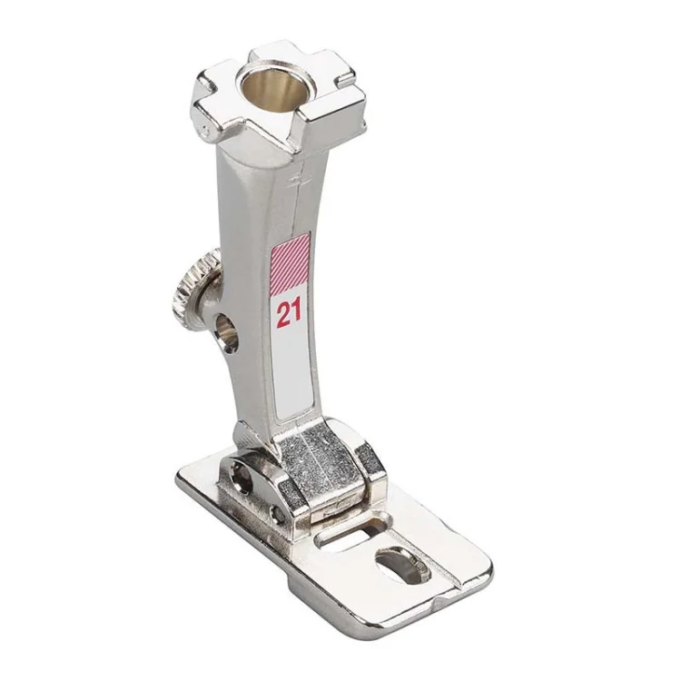 Pied presseur BERNINA n°21 pour rubans, paillettes et galons fins BERNINA : machines à coudre, à broder et à surjeter - 1 Pied presseur BERNINA n°21 pour rubans, paillettes et galons fins BERNINA : machines à coudre, à broder et à surjeter - 1