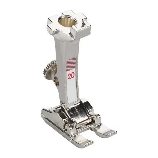 Pied presseur BERNINA n°20 pied ouvert pour appliqués et points décoratifs BERNINA : machines à coudre, à broder et à surjeter -