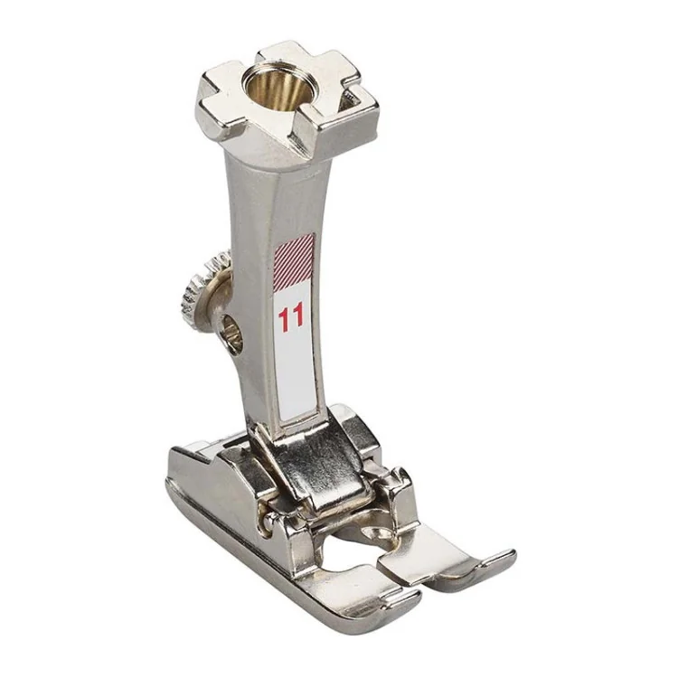 Pied presseur BERNINA n°11 pour cordon fin et surpiqûres délicates BERNINA : machines à coudre, à broder et à surjeter - 1