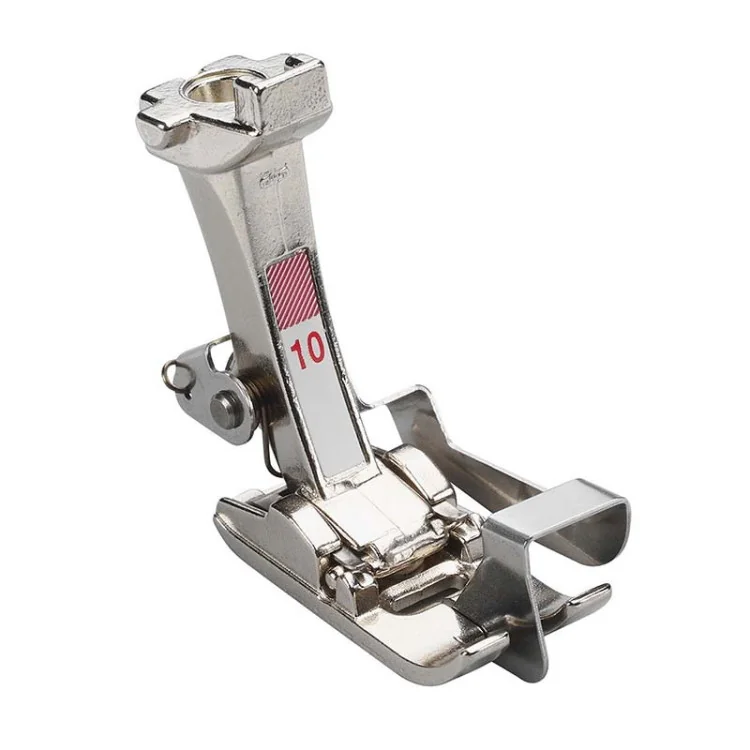 Pied presseur BERNINA n°10 pour bordure étroite (pied surpiqûres nettes) BERNINA : machines à coudre, à broder et à surjeter - 1