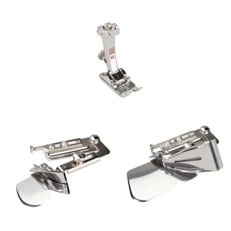 Pack Pose Biais BERNINA - Pied presseur n°95, ourleurs n°87 et n°88 BERNINA : machines à coudre, à broder et à surjeter - 1