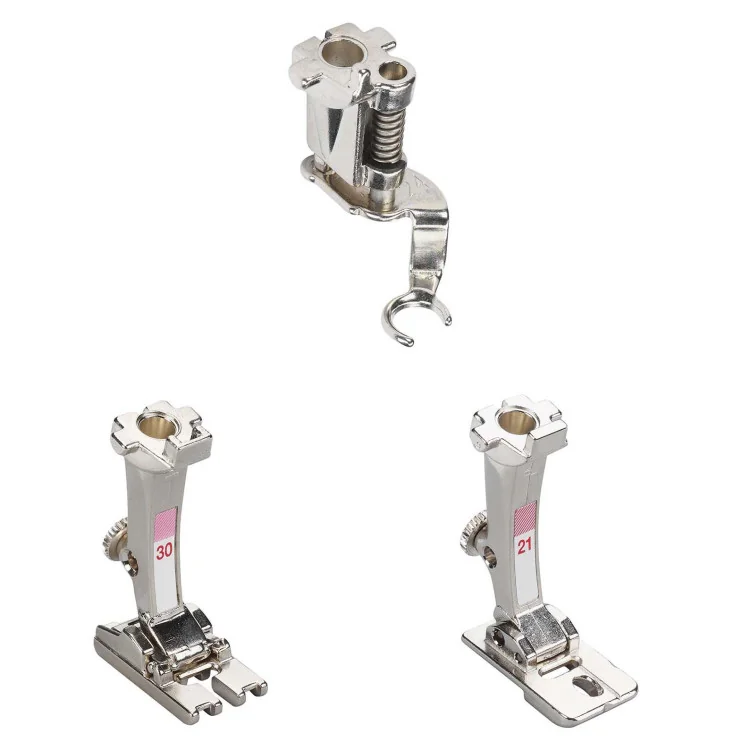 Pack Décoratif BERNINA - Pieds presseurs n°30, n°21 et n°24 BERNINA : machines à coudre, à broder et à surjeter - 1 Pack Décoratif BERNINA - Pieds presseurs n°30, n°21 et n°24 BERNINA : machines à coudre, à broder et à surjeter - 1