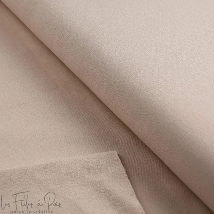 Tissu french terry coton uni – Jersey bouclette extensible pour sweat & jogging Tissus et mercerie créative – Nos sélections san