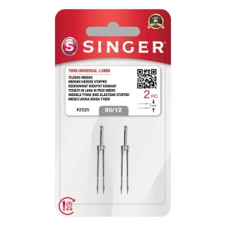 Conjunto de 5 agulhas para máquinas de pesponto - 90- Singer 2011 Singer : machines à coudre, broder et surjeter emblématiques -