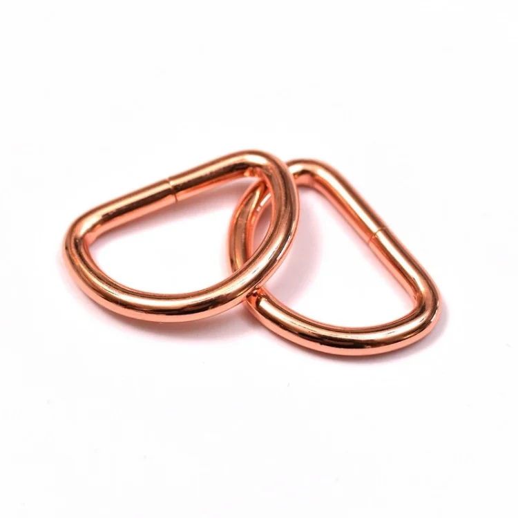 Etrier D - Doré rose - 12mm à 38mm - Lot de 2 Tissus et mercerie créative – Nos sélections sans marque - 1