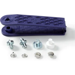Boutons pression Prym Mini sans couture – Ø 8 mm – Argenté – 10 pièces - 390360 Prym : mercerie couture et accessoires de qualit
