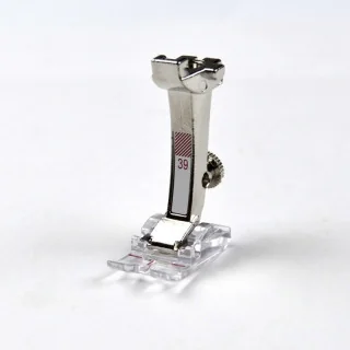 Pied presseur BERNINA n°39 pour passepoil, velcro et coutures décalées BERNINA : machines à coudre, à broder et à surjeter - 3
