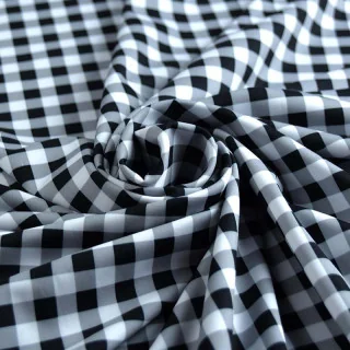 Lycra maillot de bain vichy noir & blanc UPF50+ "Monochrome Swim" collection Little Sardine – Les Filles à Pois Design Les Fille