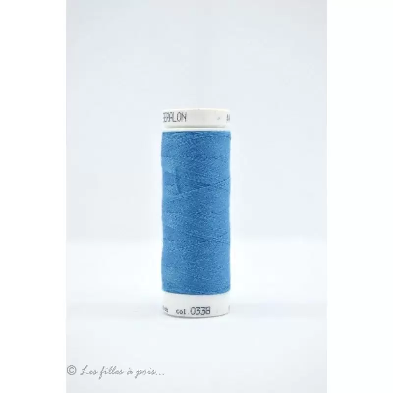 0338 - Fil à coudre Mettler Seralon 200m - coloris bleu METTLER ® - 1