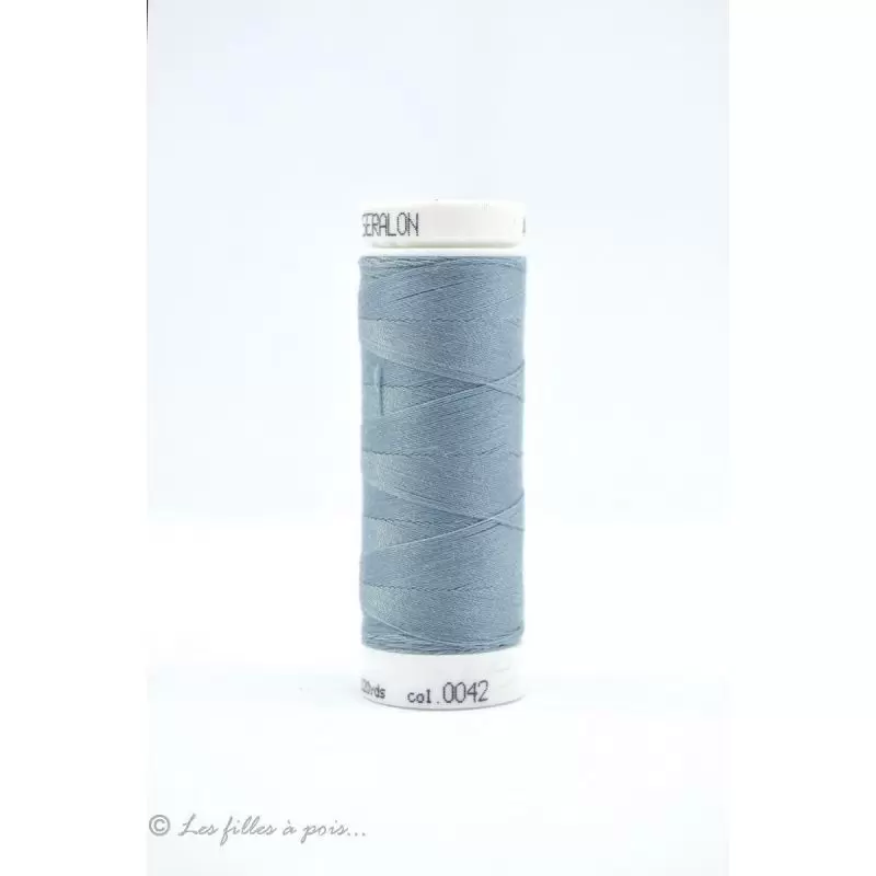 0042 - Fil à coudre Mettler Seralon 200m - coloris bleu METTLER ® - 1