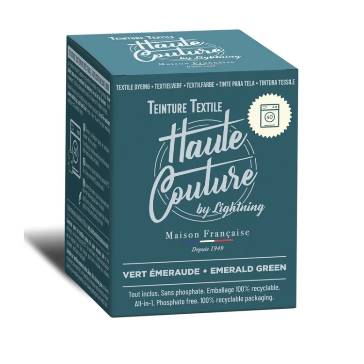 Teinture textile Haute Couture – 33 couleurs – Spécial machine, facile et durable