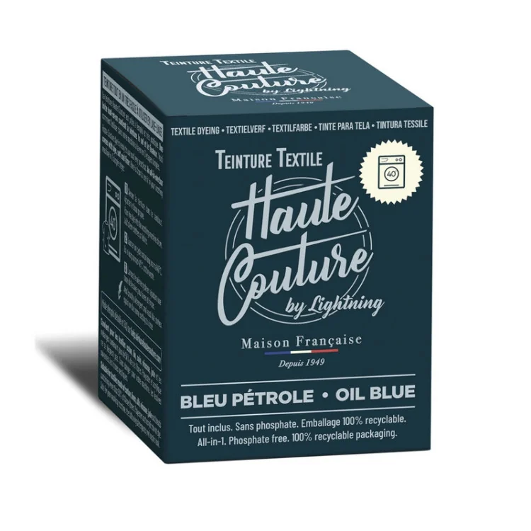 Teinture textile Haute Couture – 33 couleurs – Spécial machine, facile et durable