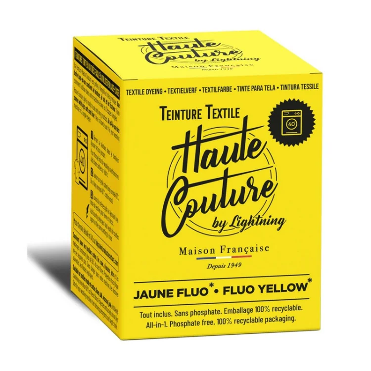 Teinture textile Haute Couture – 33 couleurs – Spécial machine, facile et durable