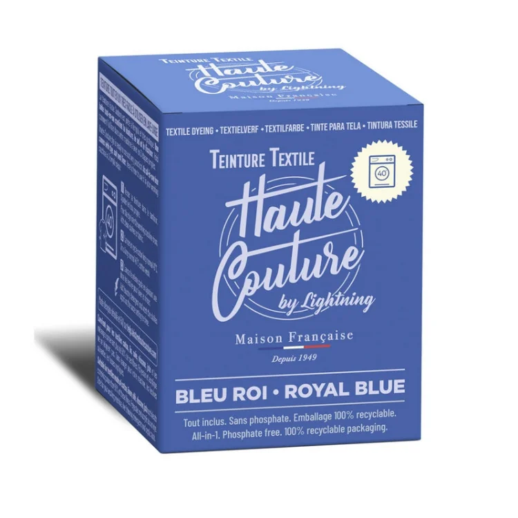 Teinture textile Haute Couture – 33 couleurs – Spécial machine, facile et durable