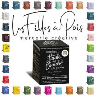 Teinture textile Haute Couture – 33 couleurs – Spécial machine, facile et durable